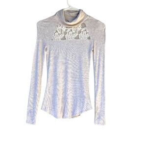 Eloise Lace Turtleneck XS Top